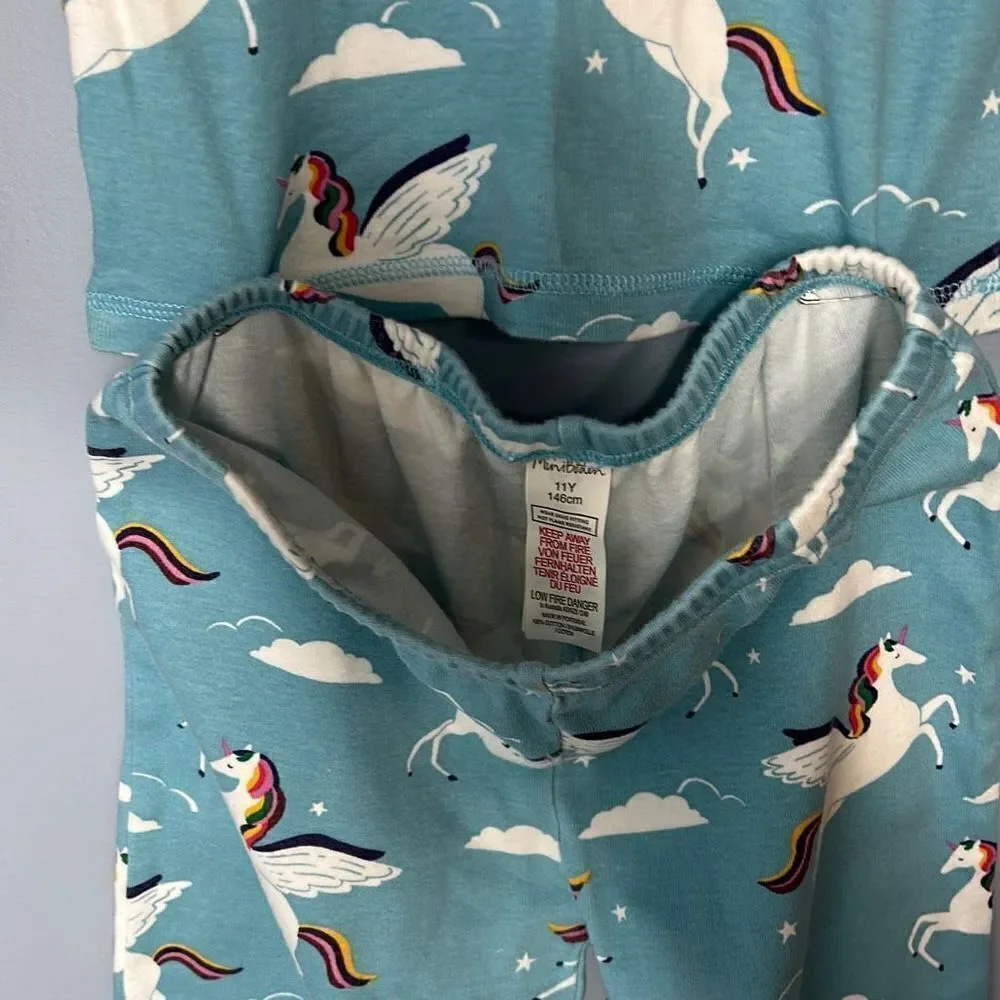 Mini Boden Pegasus Unicorn Pajama Set 11Y